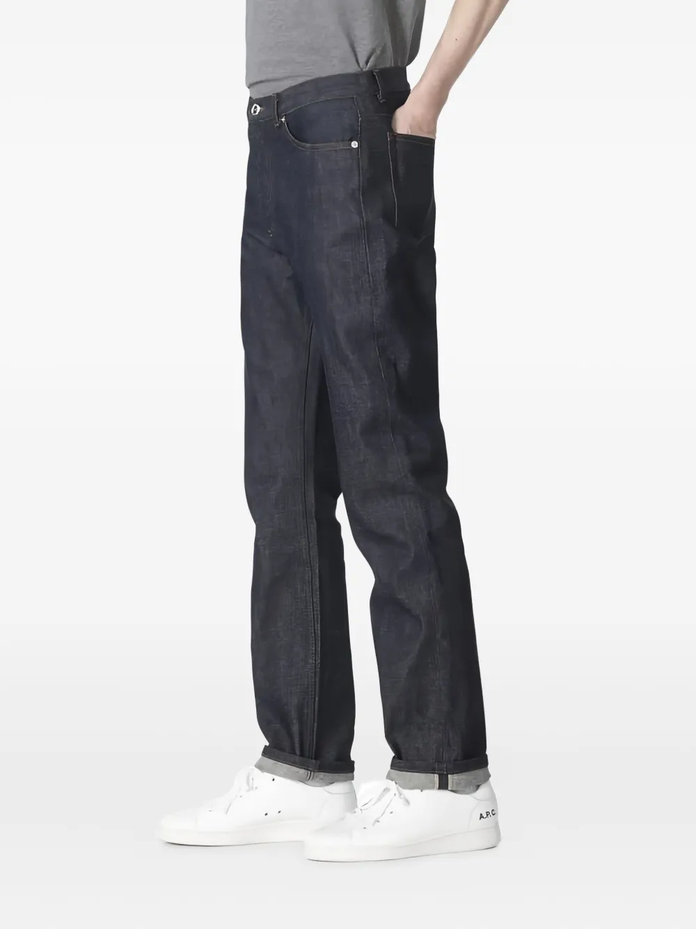A.P.C. Denim jack met vijf zakken Blauw
