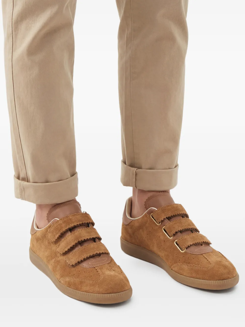 ISABEL MARANT Beth suède low-top sneakers Bruin