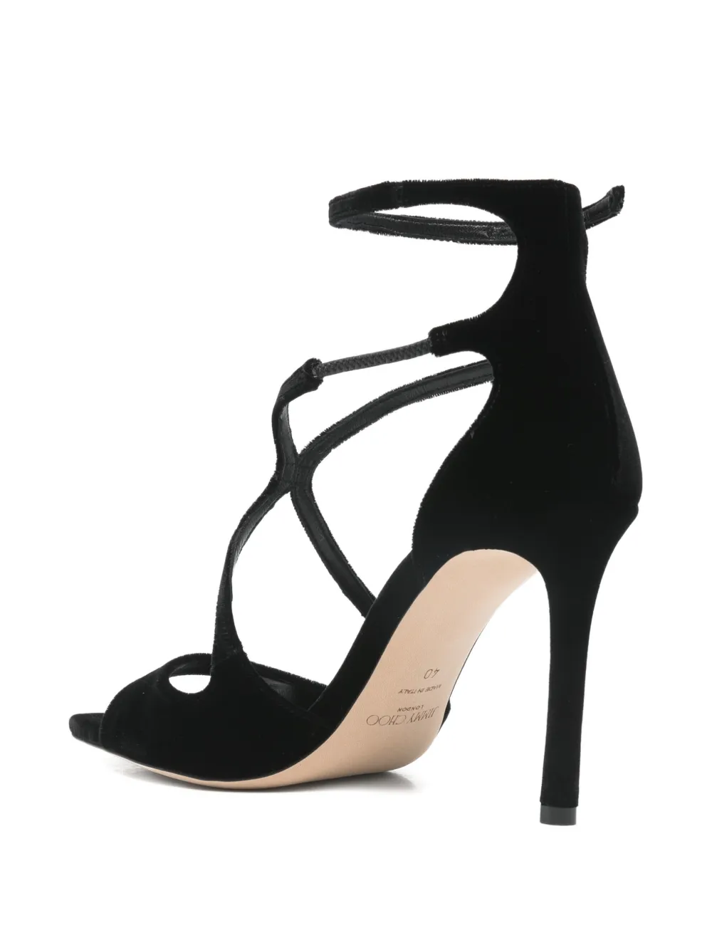 Jimmy Choo Azia sandalen met hak Zwart