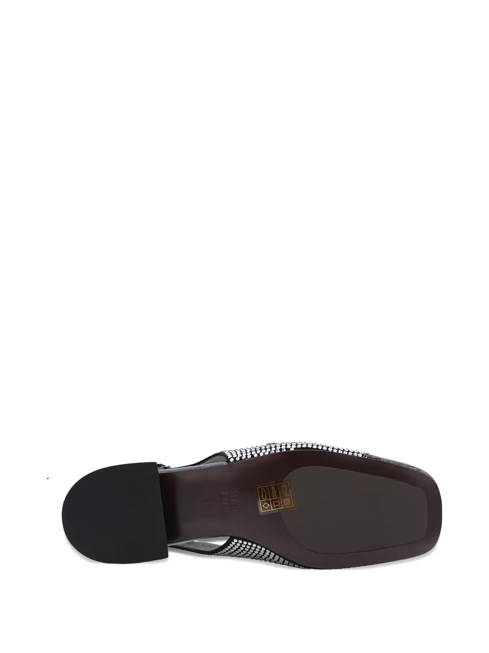 Bibi Lou Verfraaide slingback pumps Zwart