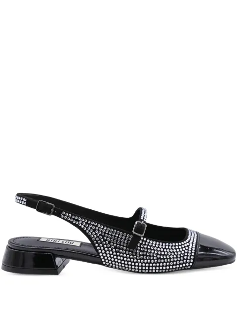 Bibi Lou zapatillas con tira trasera y apliques