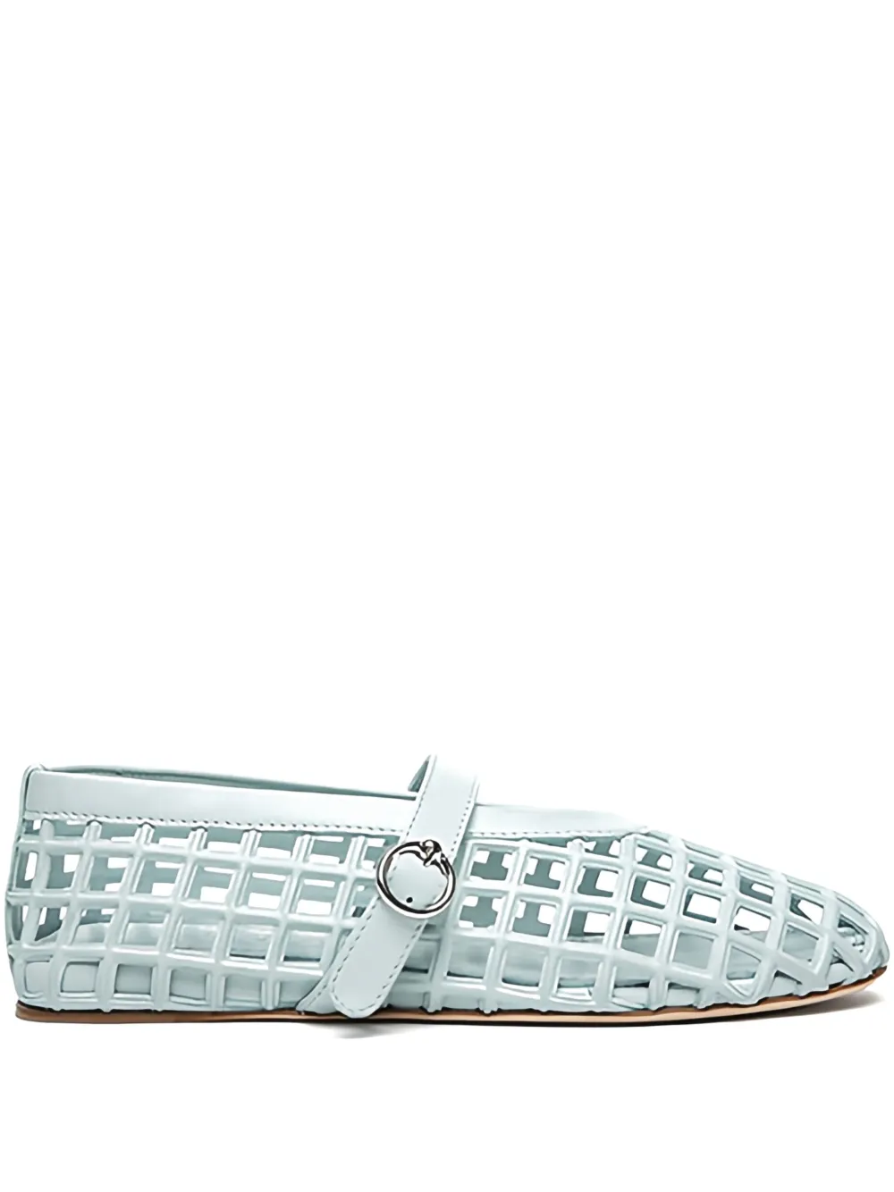 3juin Gwen Cut-out Strap Ballet Flats In Blue