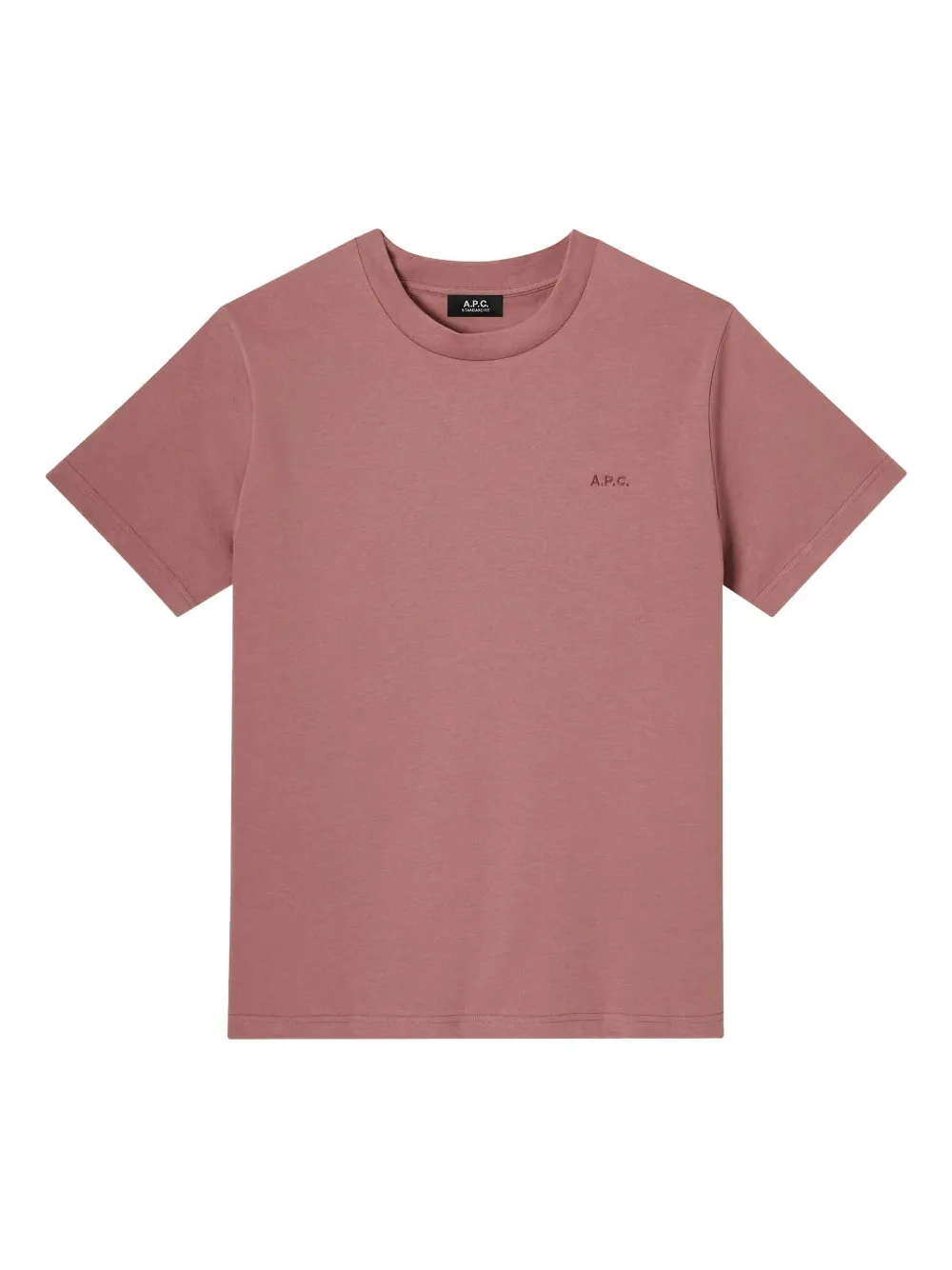 A.P.C. camiseta bordada | rosado | Image 1