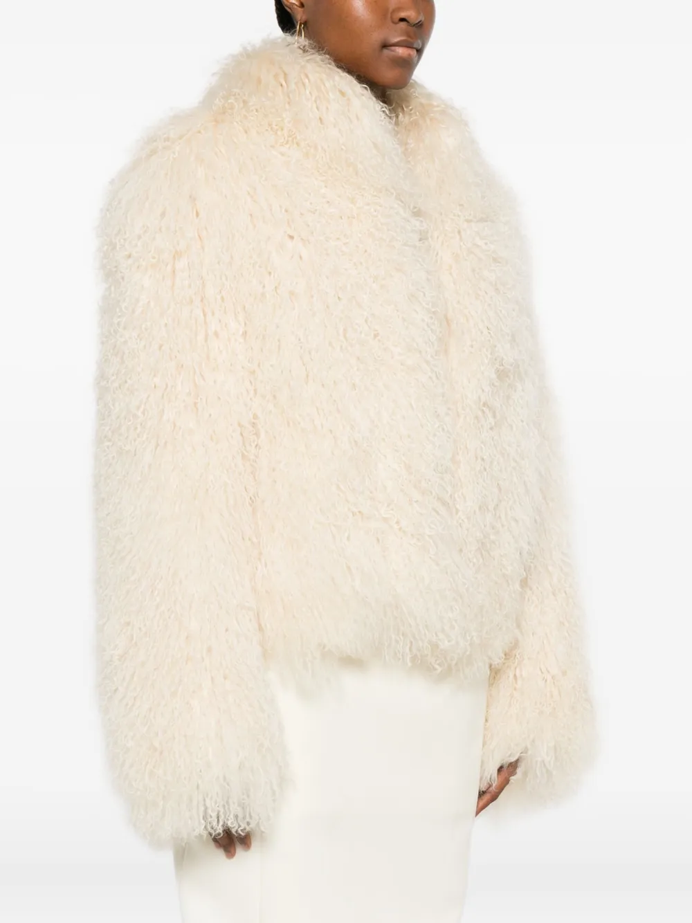 ducie Rochelle lammy coat Beige