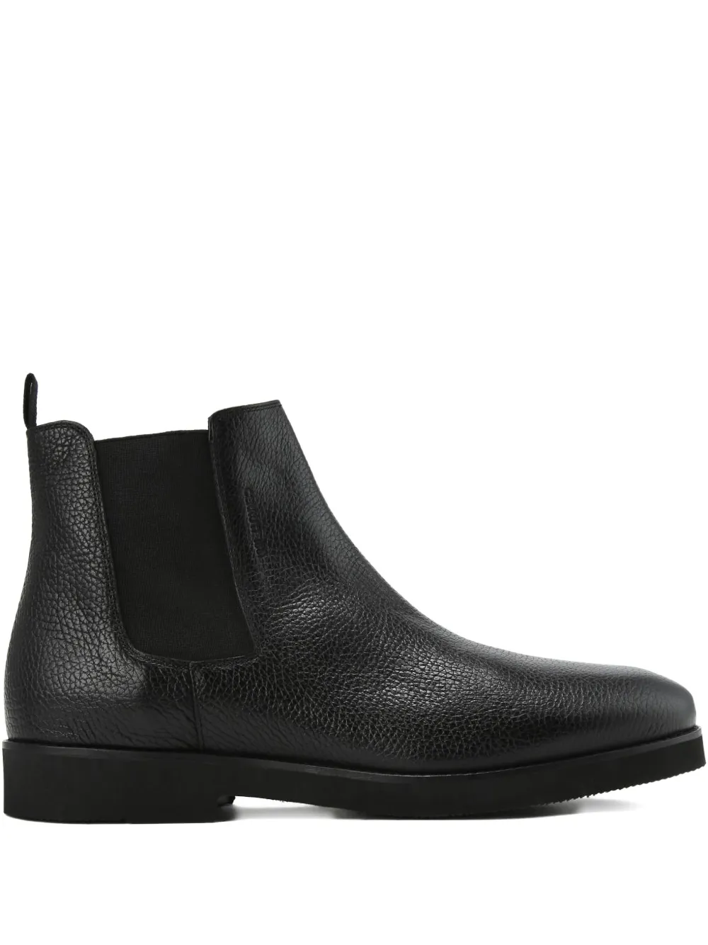 Cerruti 1881 Chelsea-boots i läder | svart | Image 1