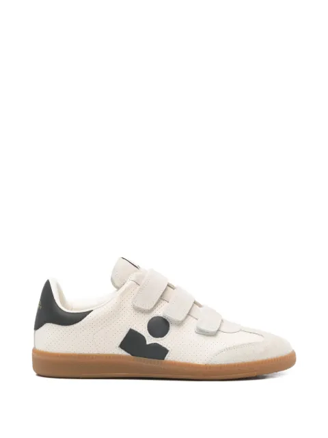 ISABEL MARANT tenis con logo lateral y perforaciones