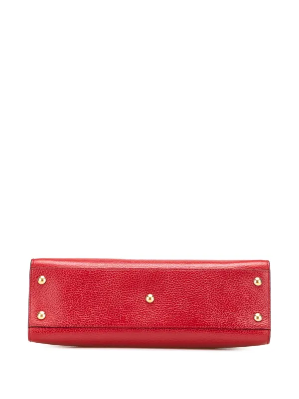 Gucci Pre-Owned 2016-2025 ミディアム トリコロール ペブルカーフ