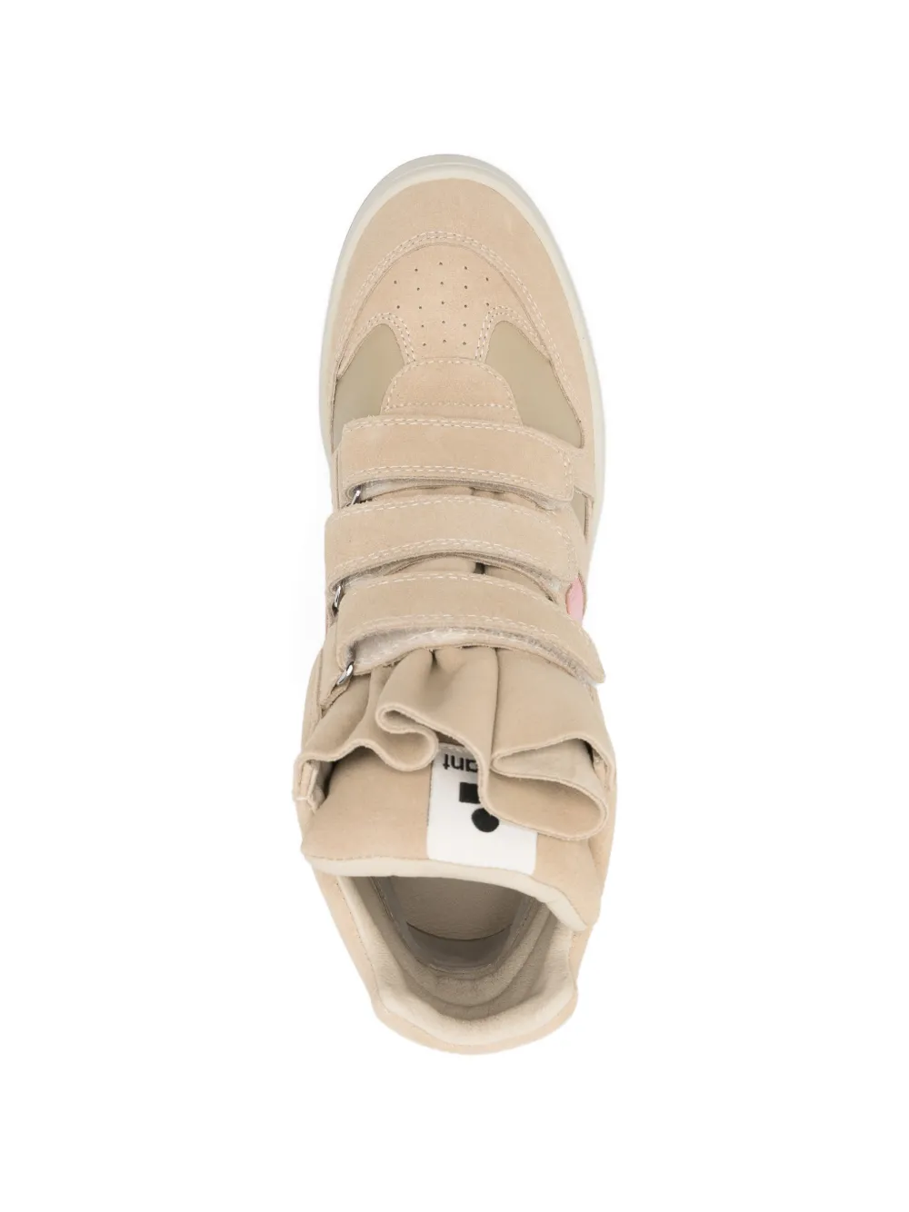 ISABEL MARANT Sneakers met klittenband Beige