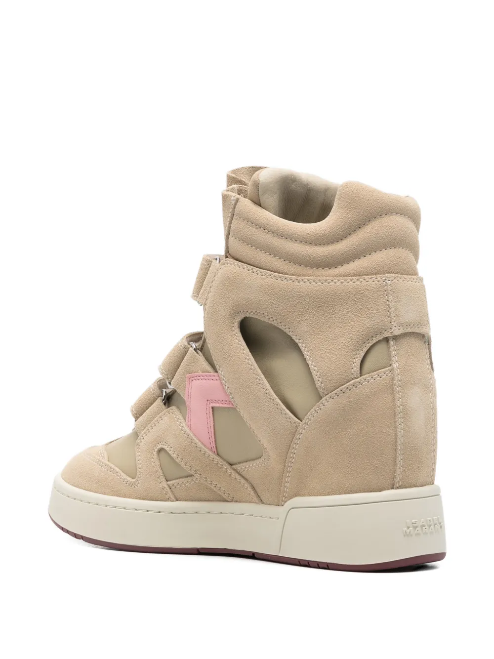 ISABEL MARANT Sneakers met klittenband Beige