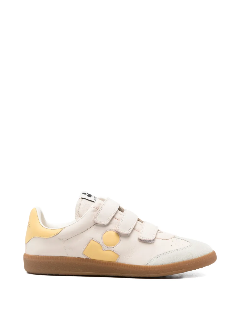 ISABEL MARANT Beth sneakers met logo Beige