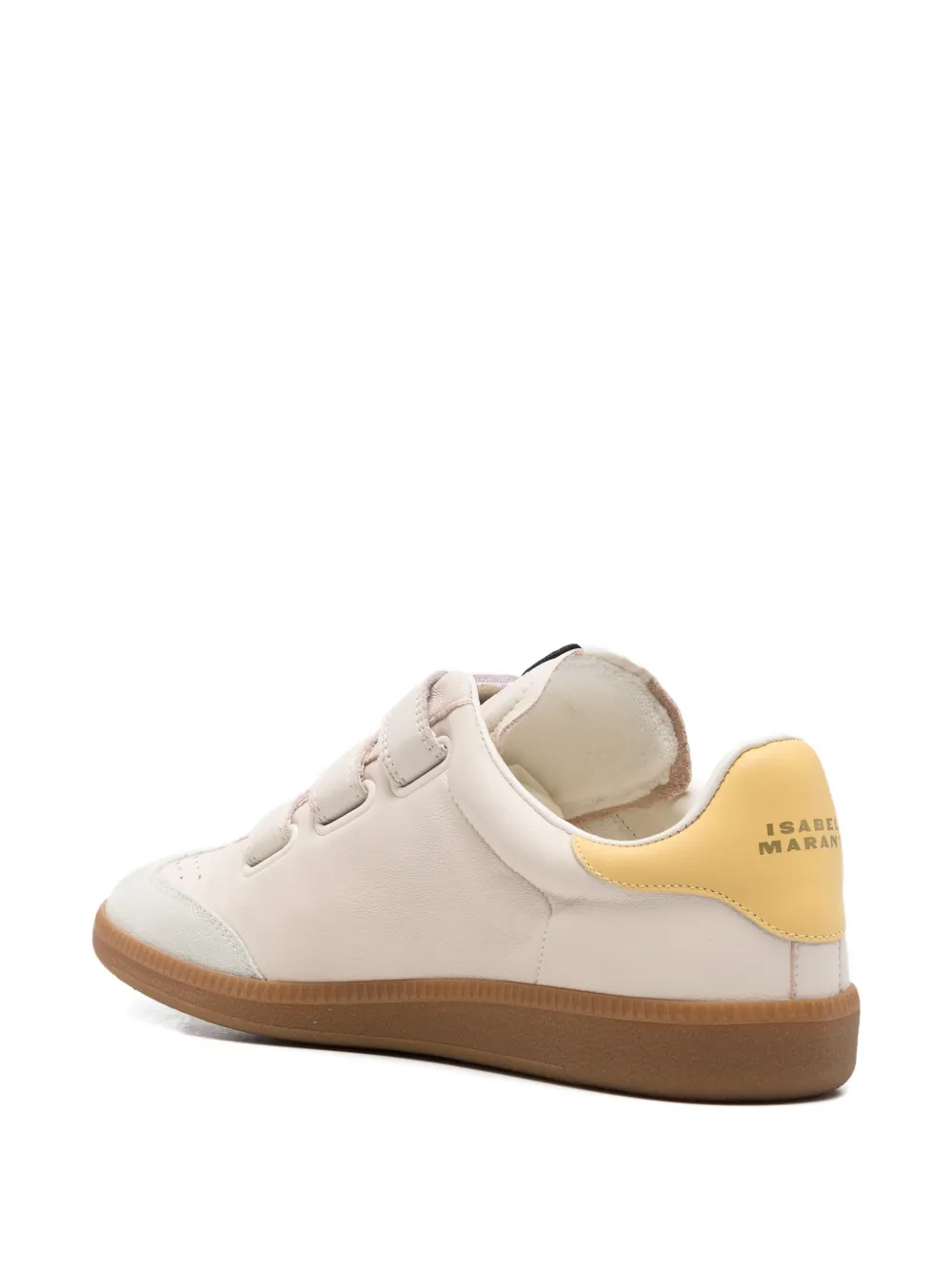 ISABEL MARANT Beth sneakers met logo Beige