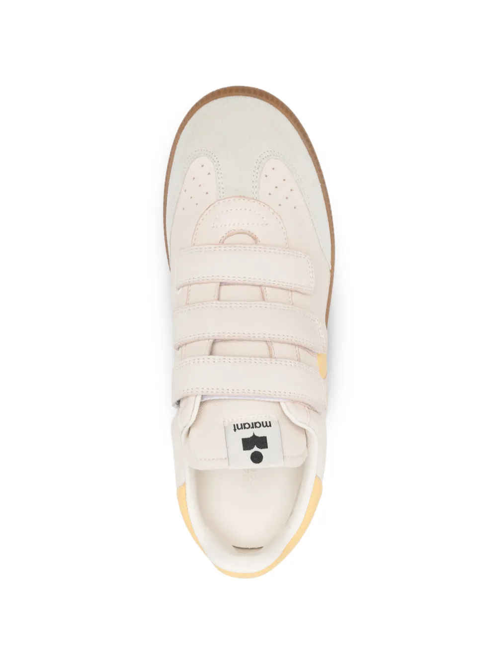 ISABEL MARANT Beth sneakers met logo Beige