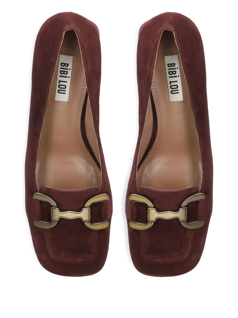 Bibi Lou Buckle Heeled Loafers In Multi