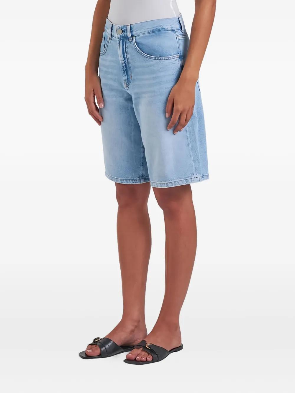 Ag Five-pocket Shorts In Blue