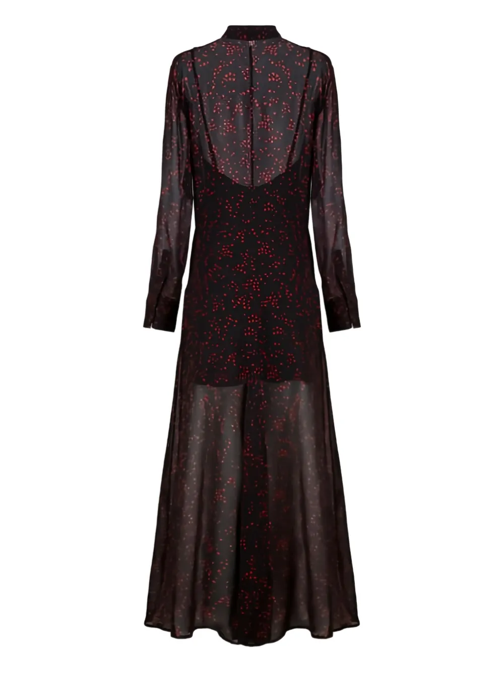 Aniye By Long-sleeved Maxi Dress In Black