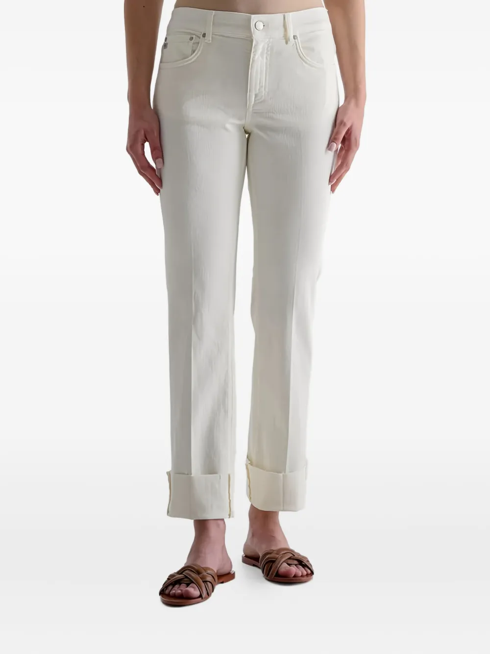 Ag Belt-loops Denim In White