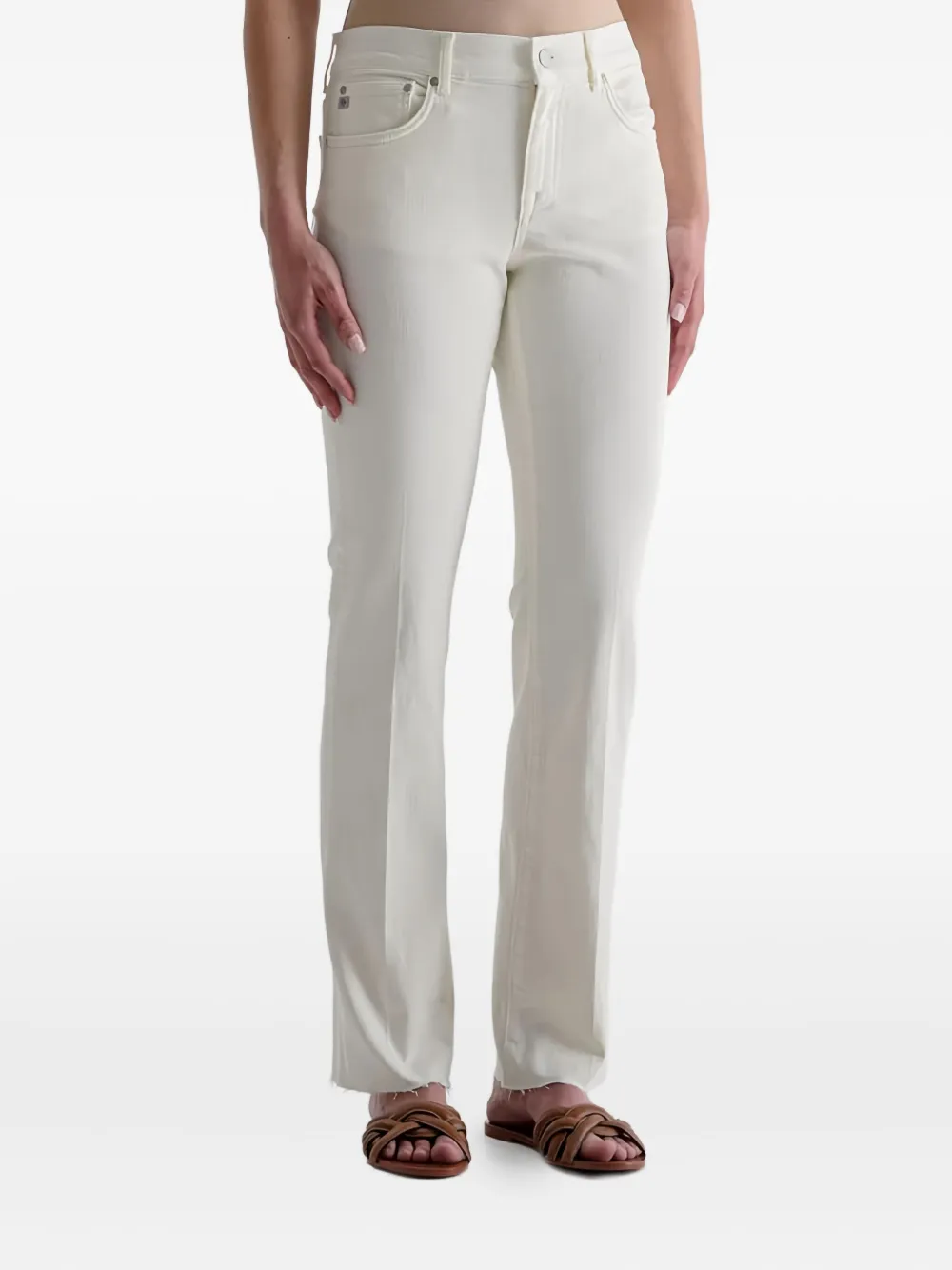 Ag Belt-loops Denim In White