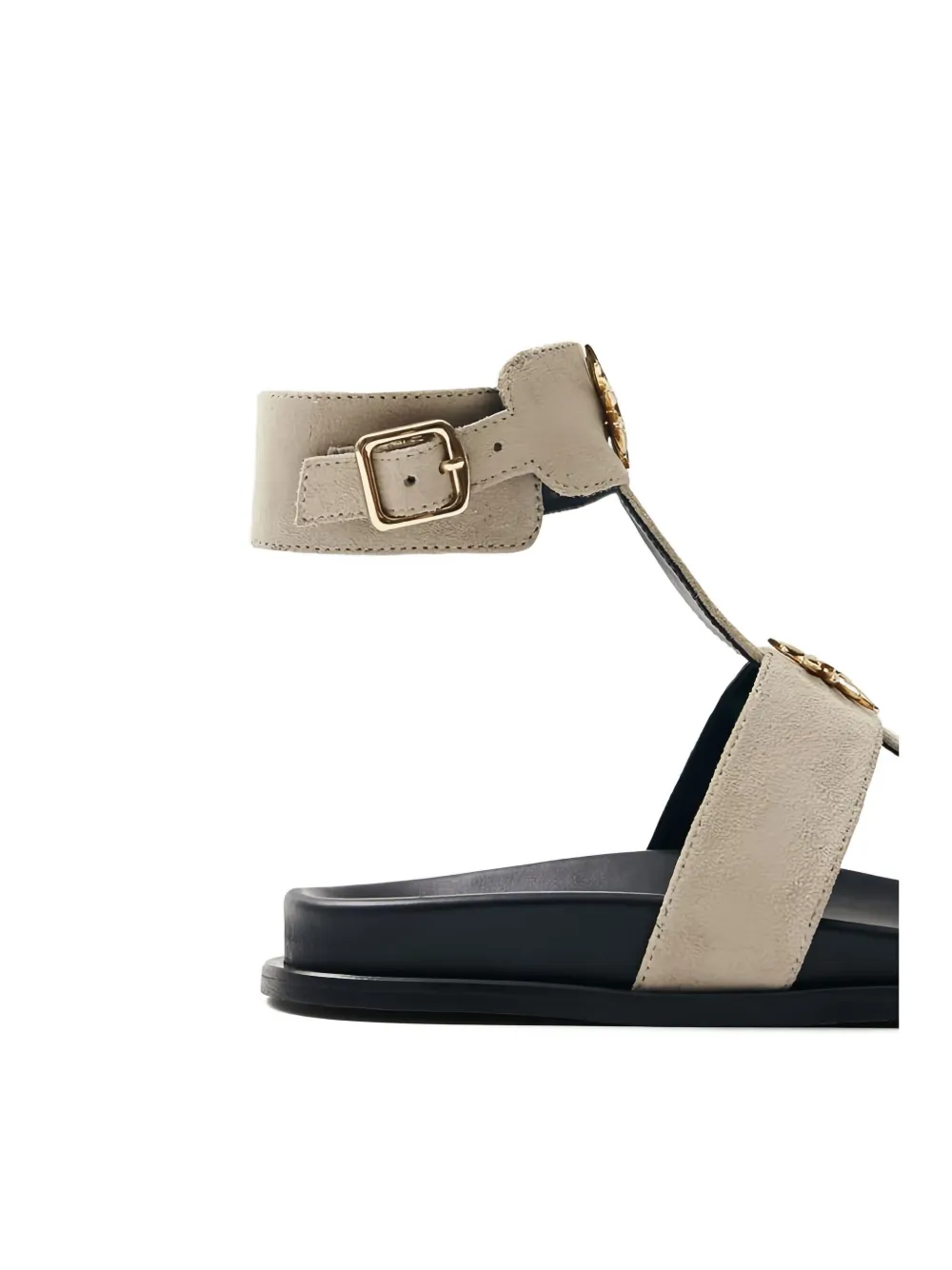 Alohas Clarisa Buckle Embellished Sandals In Multi