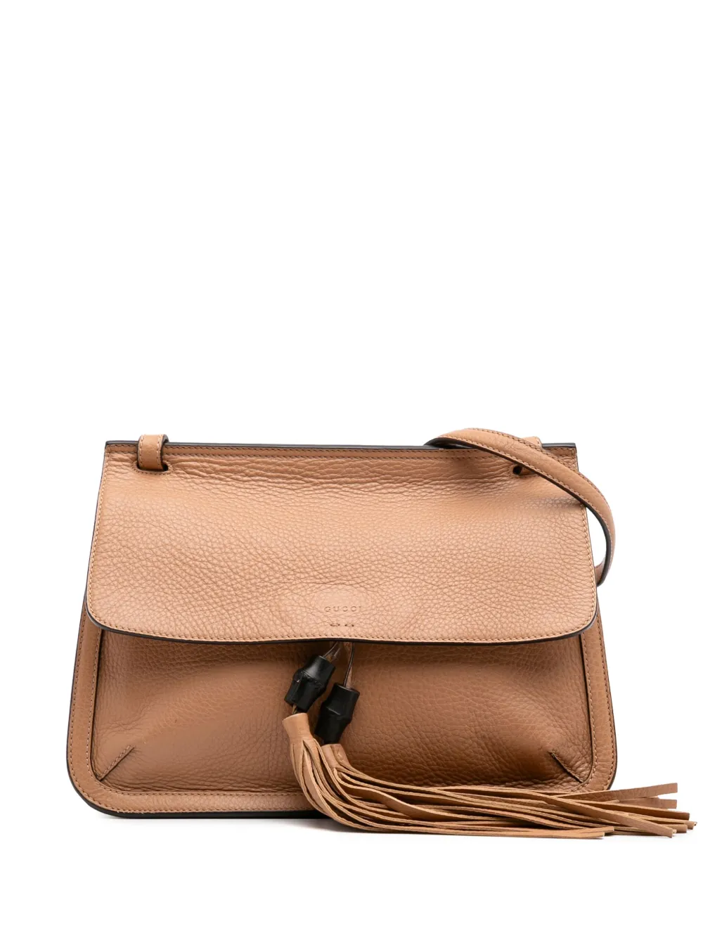 Gucci Pre-Owned 2016-2025 Medium Leather Bamboo Daily crossbody bag - Gucci Pre-Owned 2016-2025 Medium Leather Bamboo Daily crossbody bag -