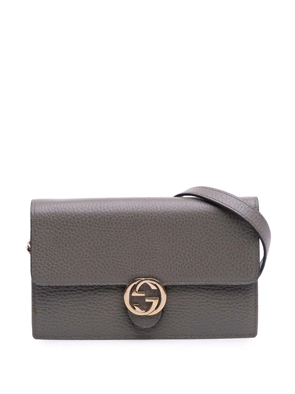 Gucci Pre-Owned 2000-2015 Leather Interlocking G Dollar Wallet on Gucci Pre-Owned 2000-2015 Leather Interlocking G Dollar Wallet on
