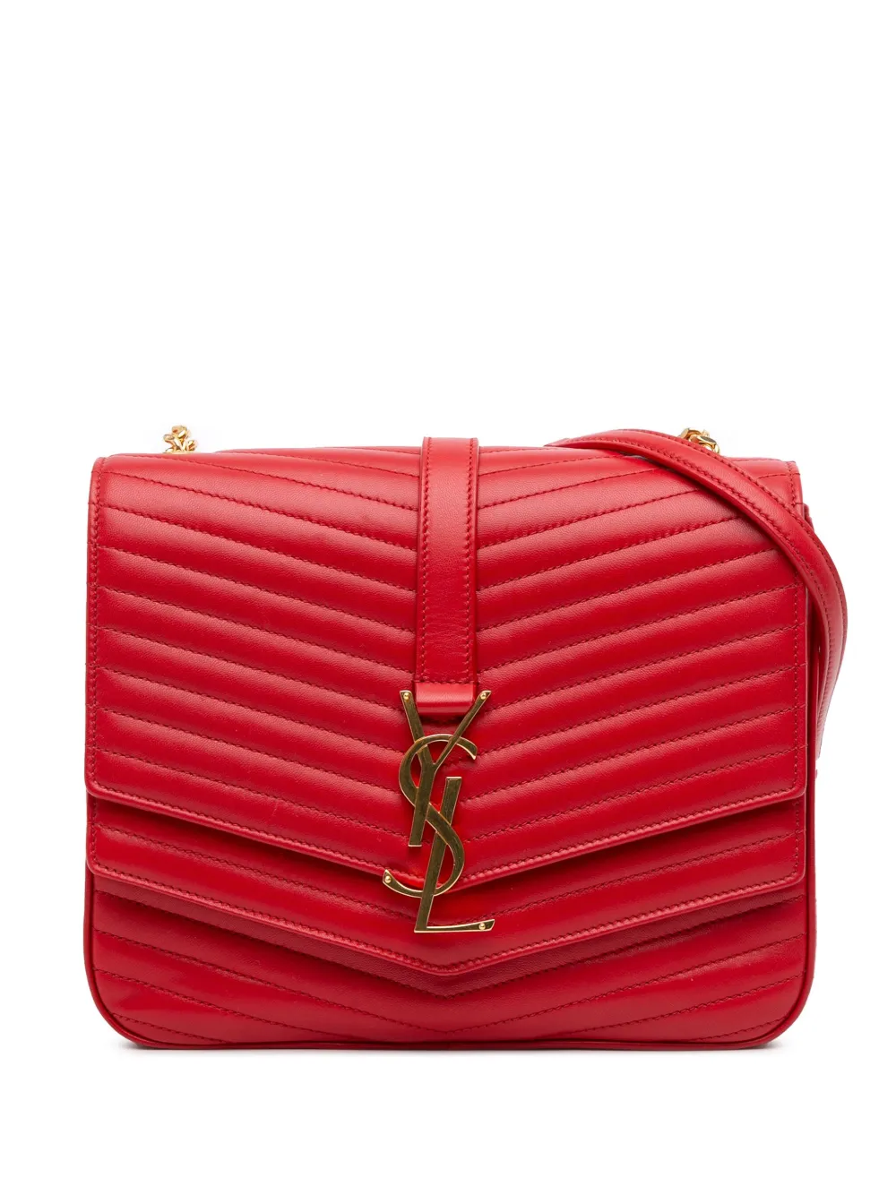 2018 Medium Lambskin Chevron Monogram Sulpice Bag crossbody bag