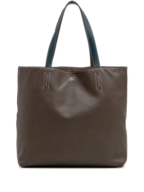 Hermès Pre-Owned 2013 Veau Sikkim and Clemence Double Sens 36 tote bag