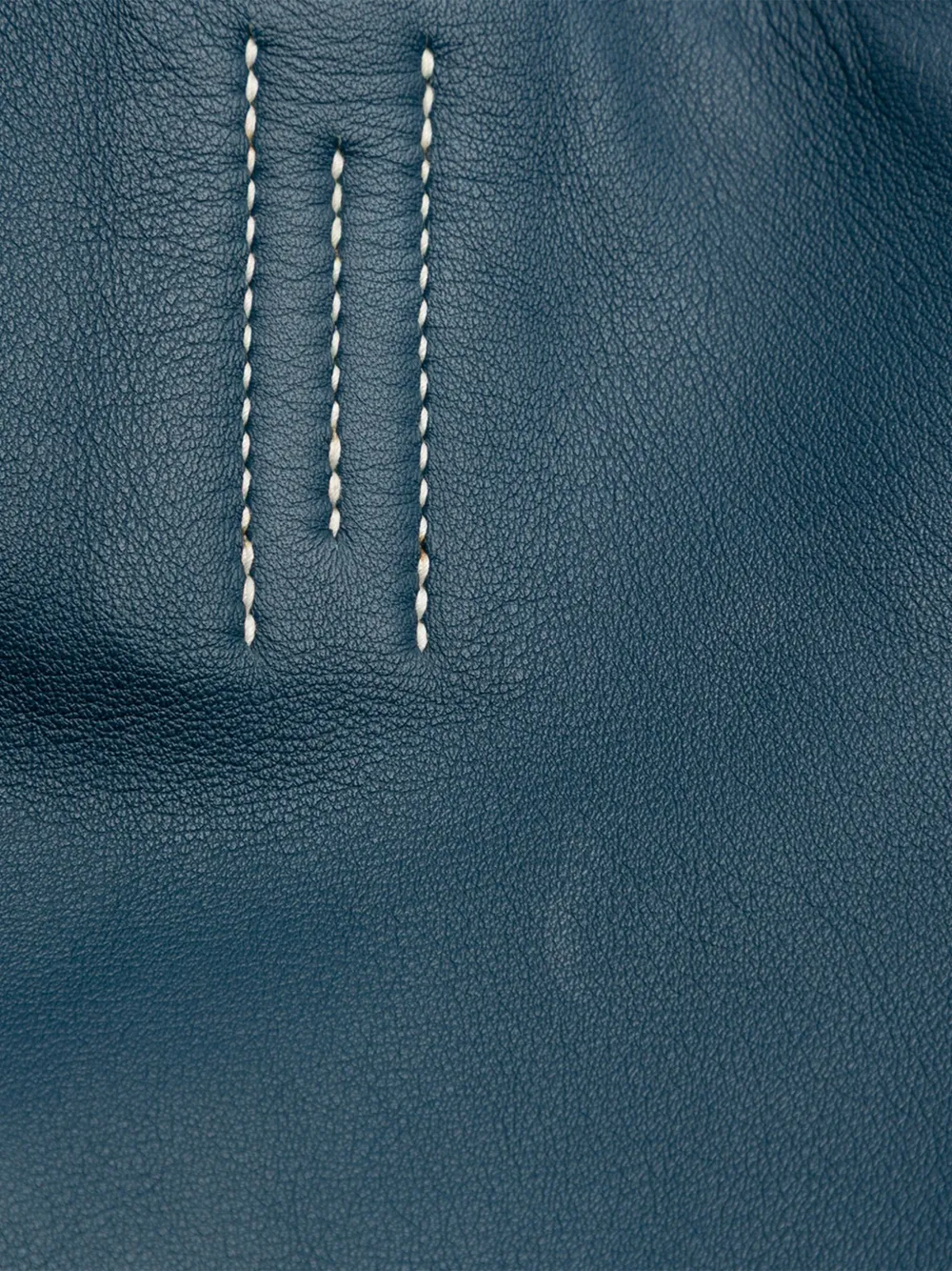 Pre-owned Hermes 2013 Veau Sikkim And Clemence Double Sens 36 Tote Bag In Blue