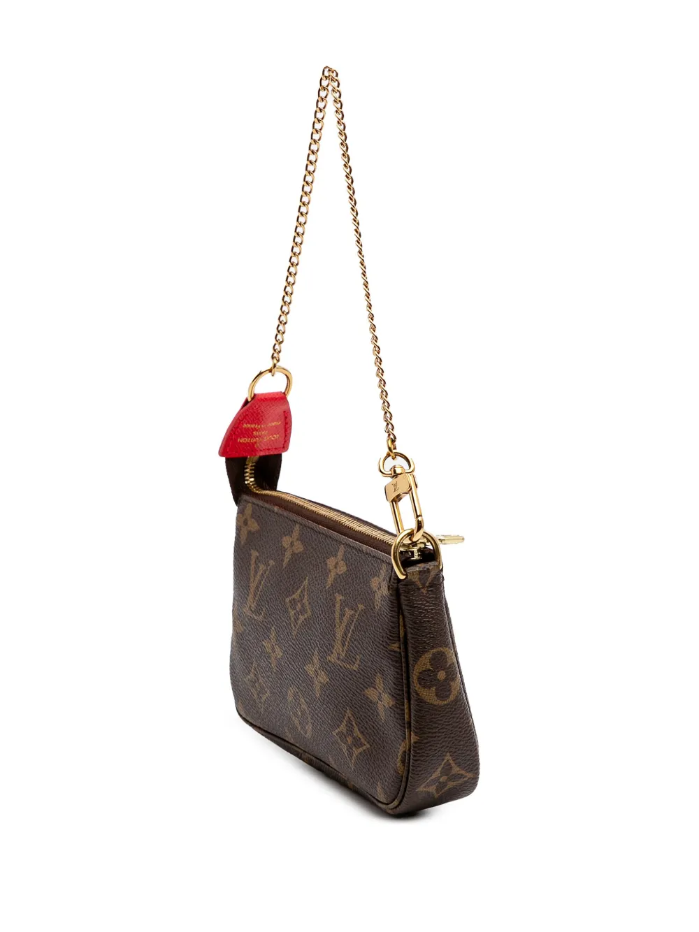 Pre-owned Louis Vuitton 2021 Monogram Vivienne In London Mini Pochette Accessoires Handbag In Brown