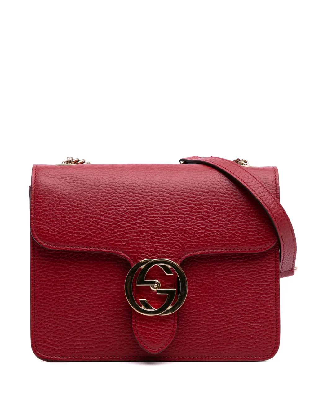 Gucci Pre-Owned 2016-2025 Small Dollar Calfskin Interlocking G Gucci Pre-Owned 2016-2025 Small Dollar Calfskin Interlocking G