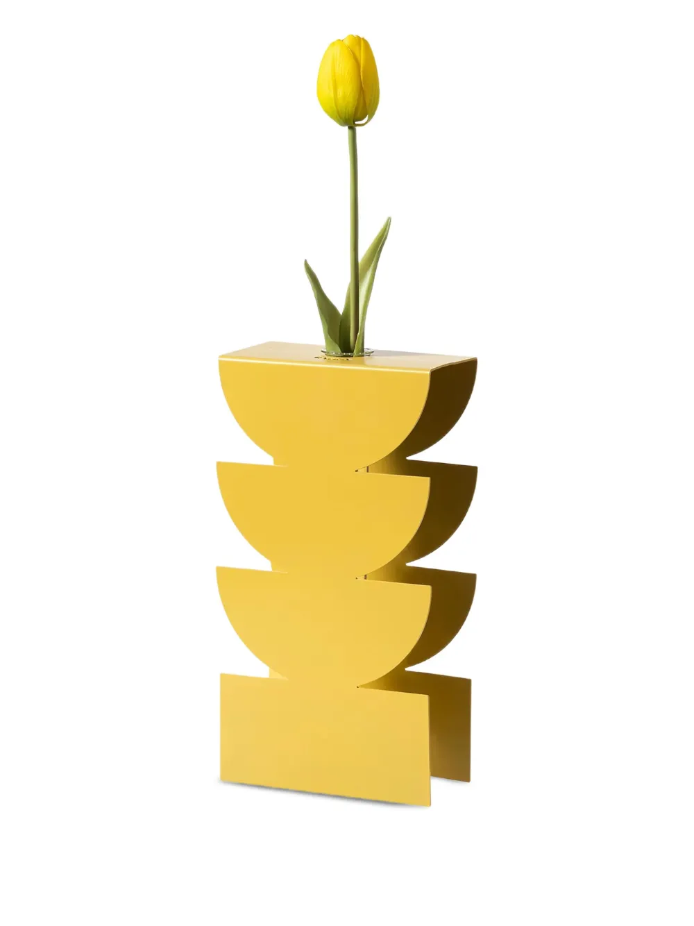 Arti & Mestieri Memphis Vase (25cm x 12,5cm) | Gelb | Image 1