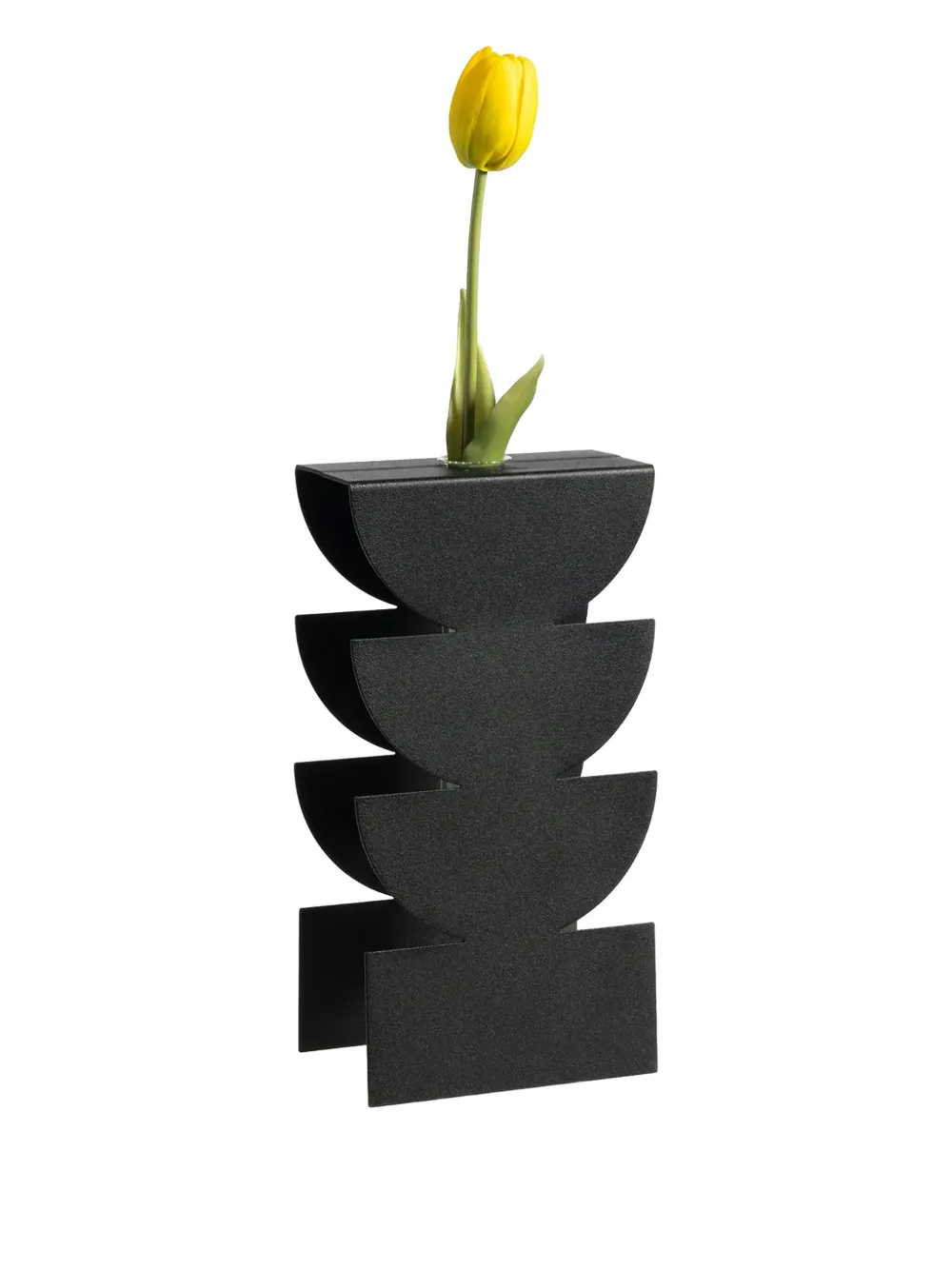 Arti & Mestieri Memphis Vase (25cm X 12.5cm) In Black