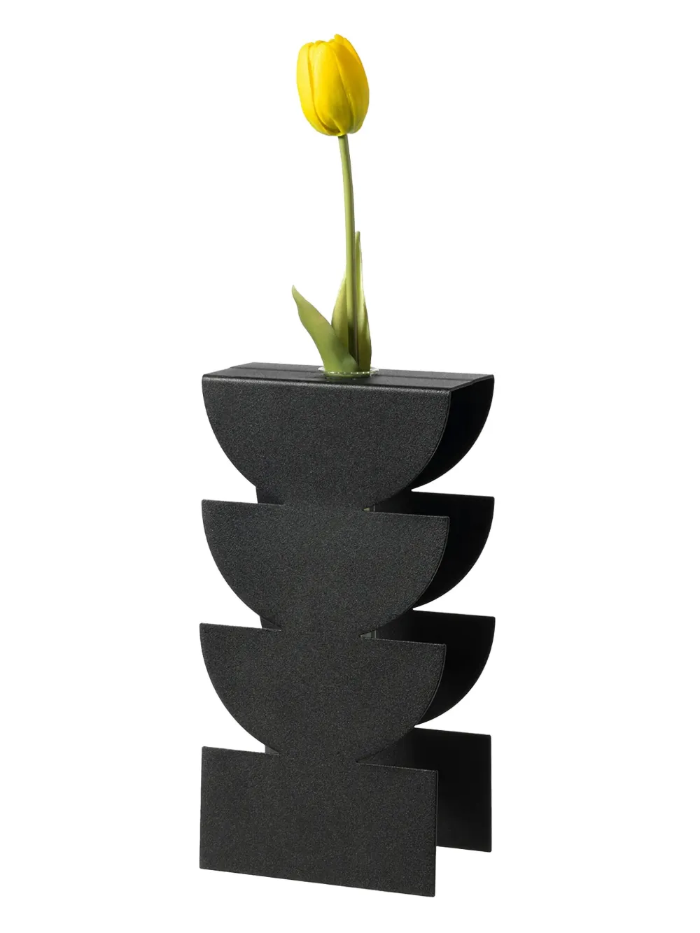 Arti & Mestieri Memphis Vase (25cm X 12.5cm) In Black