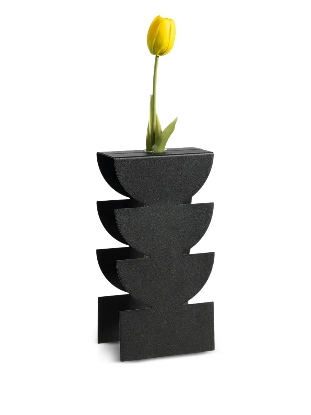 Arti & Mestieri jarrón Memphis (25 cm x 12,5 cm) | negro | Image 1