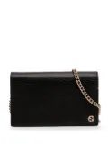 Gucci Pre-Owned 2000-2015 Leather Betty Wallet on Chain crossbody bag - Black