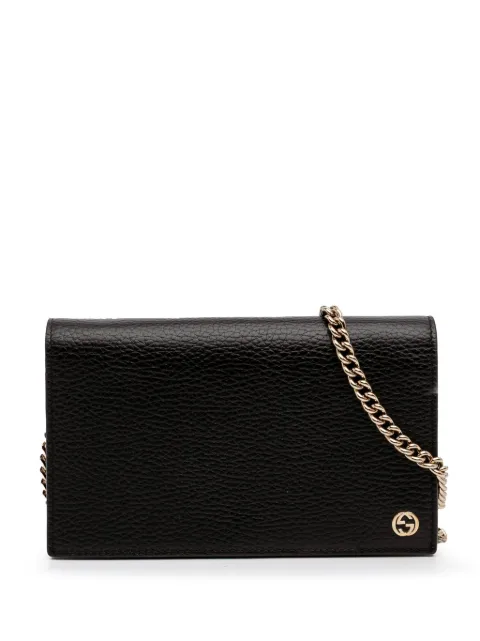 Gucci Pre-Owned 2000-2015 Leather Betty Wallet on Chain crossbody bag