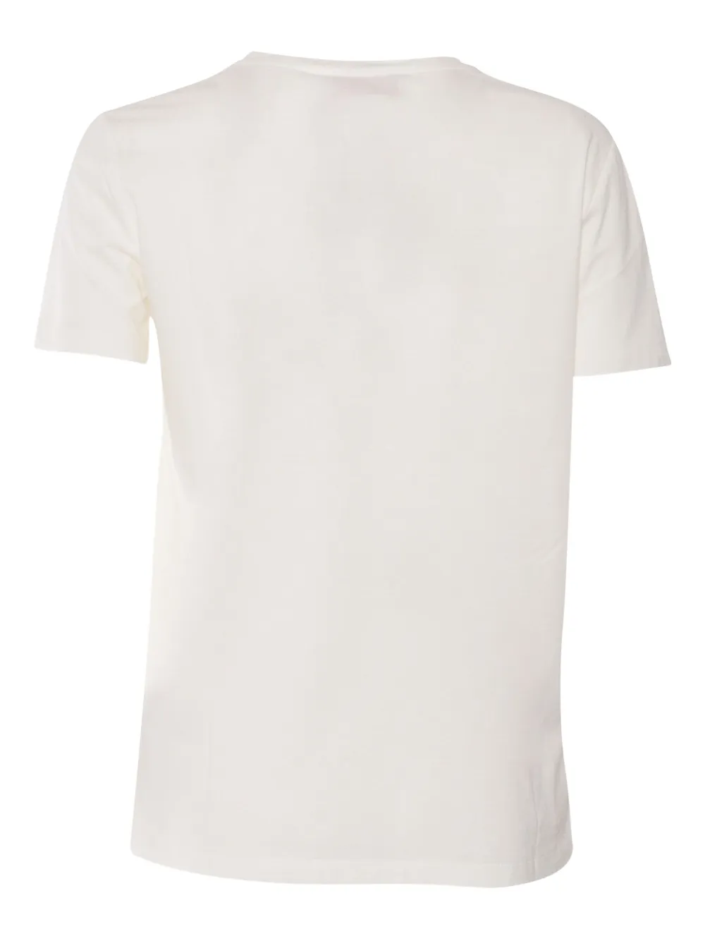 Ermanno Scervino T-shirt met pailletten logo Wit