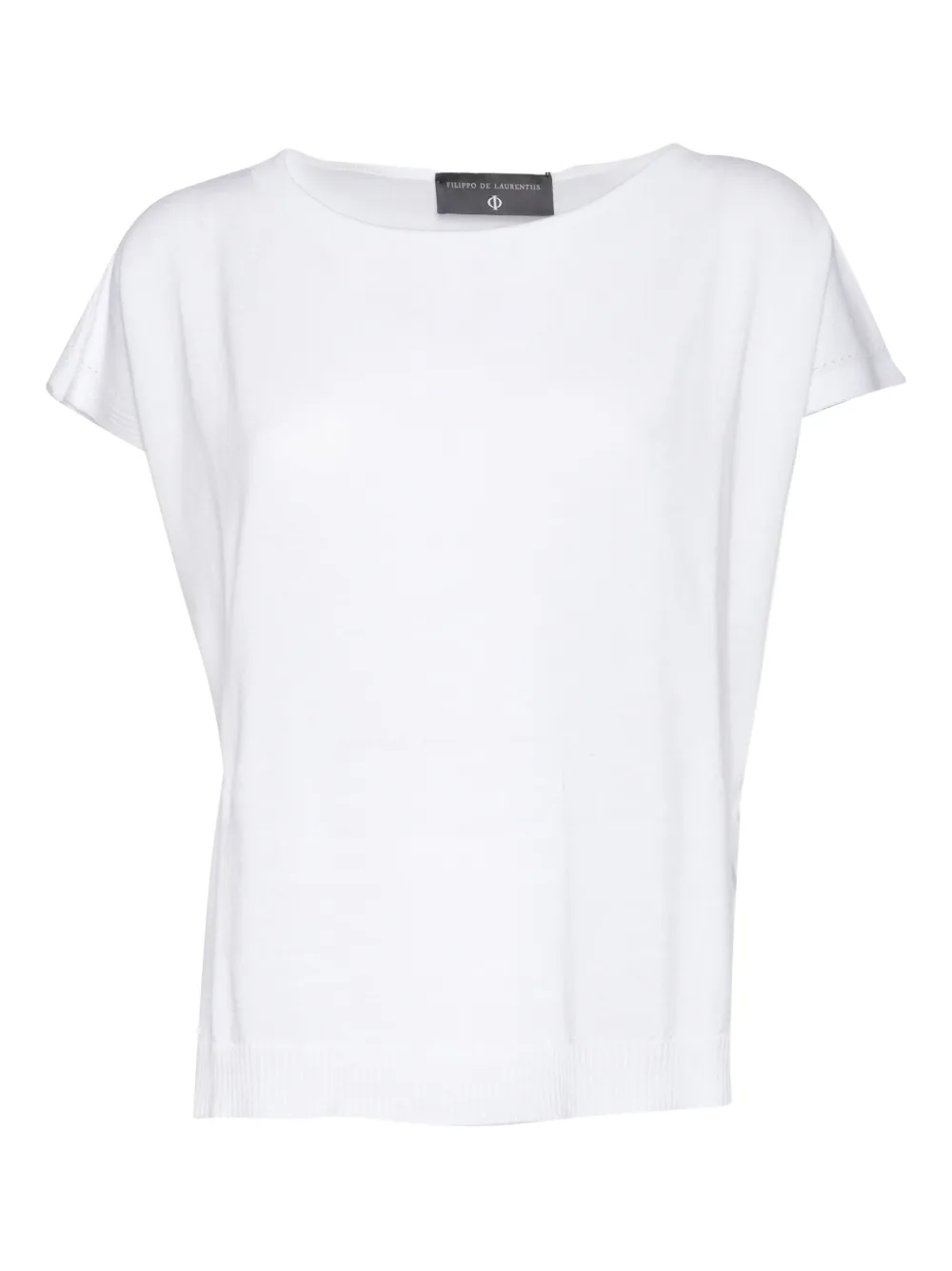 Filippo De Laurentiis Short-sleeve Cotton T-shirt In White
