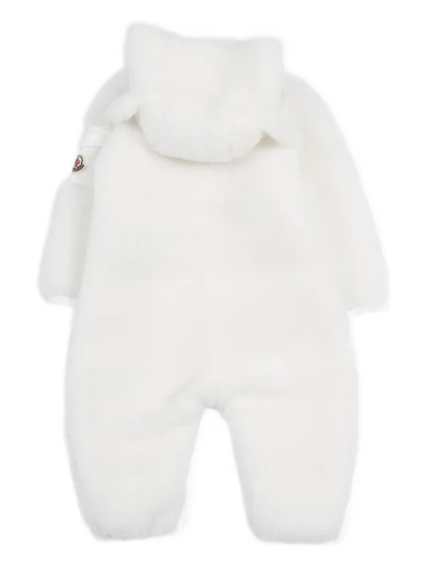 モンクレール　ロンパース　未使用 Moncler Enfant フーデッド ロンパース | ホワイト | FARFETCH JP