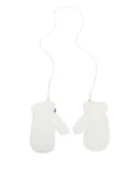 MC2 Saint Barth Kids Muffy faux-fur mittens - White