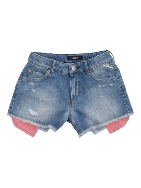 Replay pantalones vaqueros cortos deshilachados