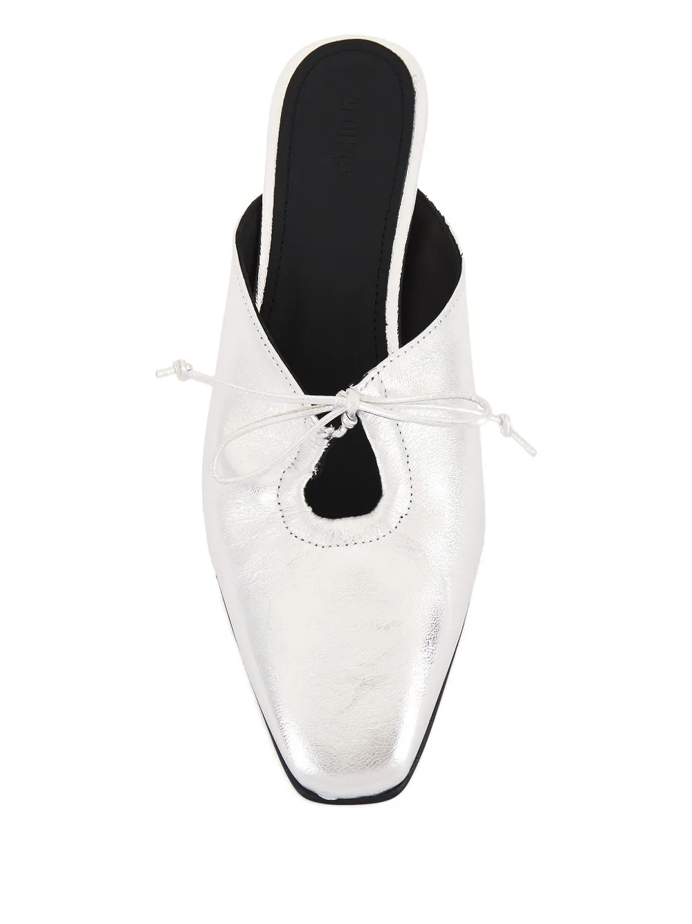 ALOHAS Amar muiltjes met strikdetail Zilver