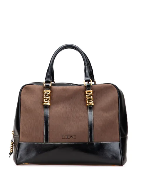 Loewe Pre-Owned 20th Century Leather Velazquez Twist Duffle Bag travel bag