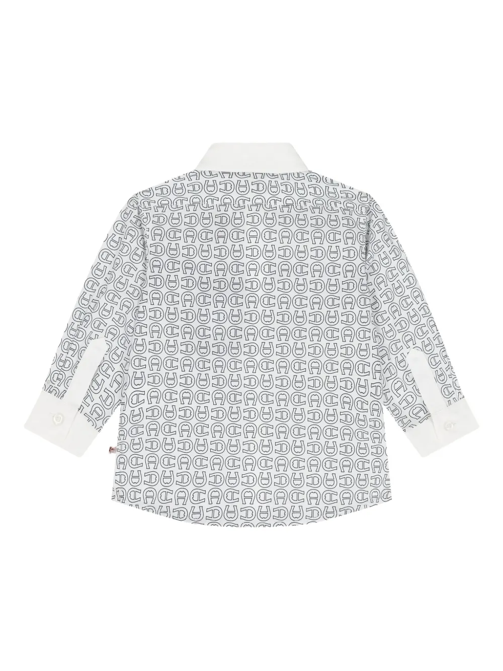 Aigner Kids Shirt met logoprint Wit