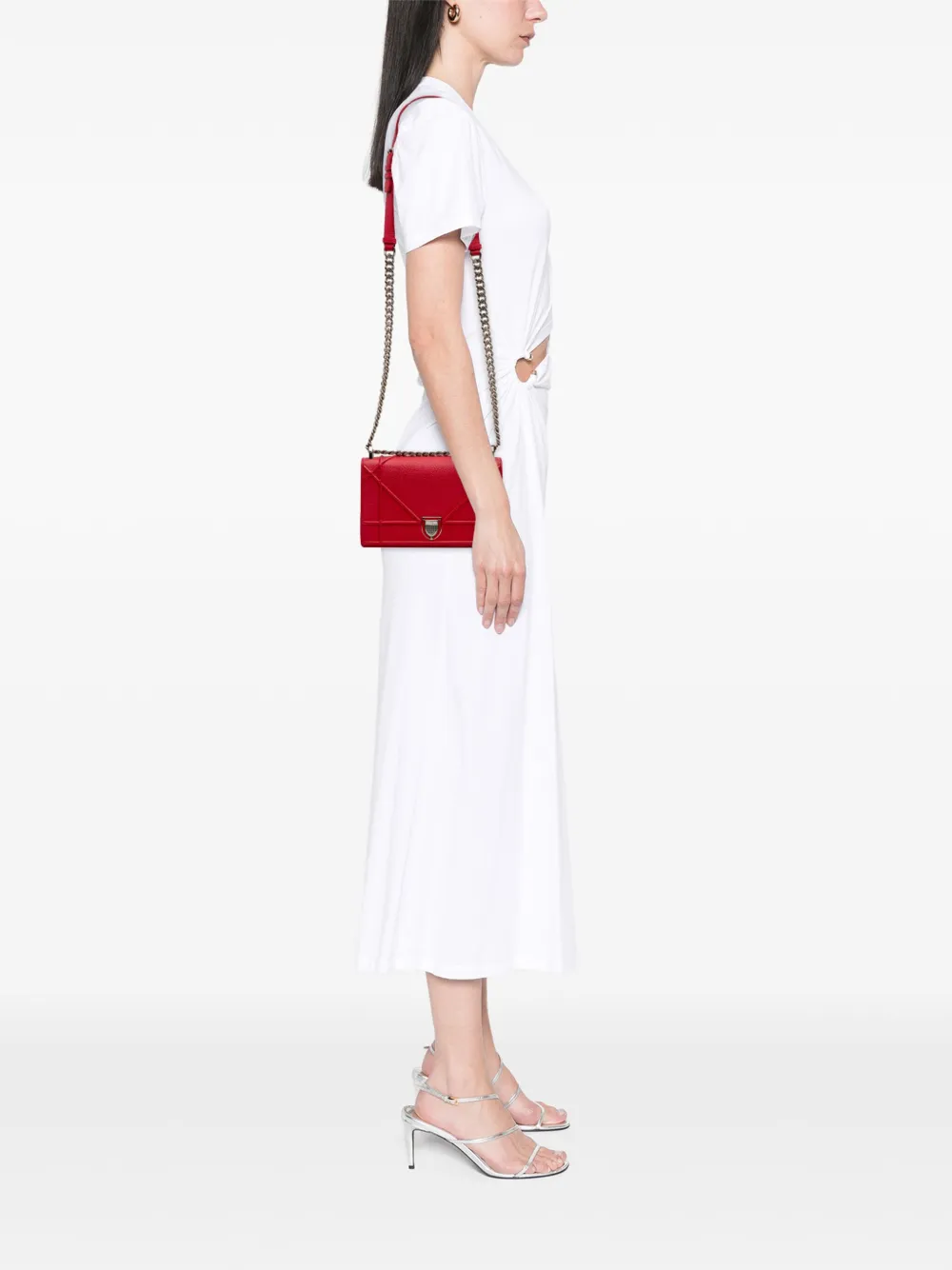 Christian Dior Pre-Owned 2015 Small Grained Calfskin Diorama Flap crossbody bag | Pre-Owned | Image 2