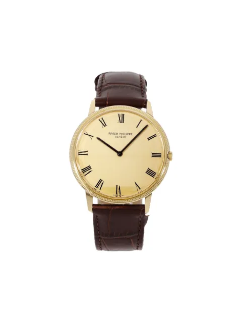 Patek Philippe Pre-Owned 18K yellow gold Calatrava 36mm