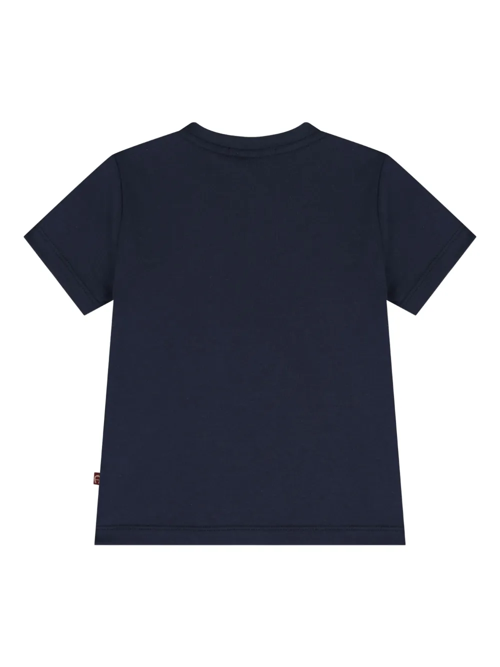 Aigner Kids T-shirt met logoprint Blauw