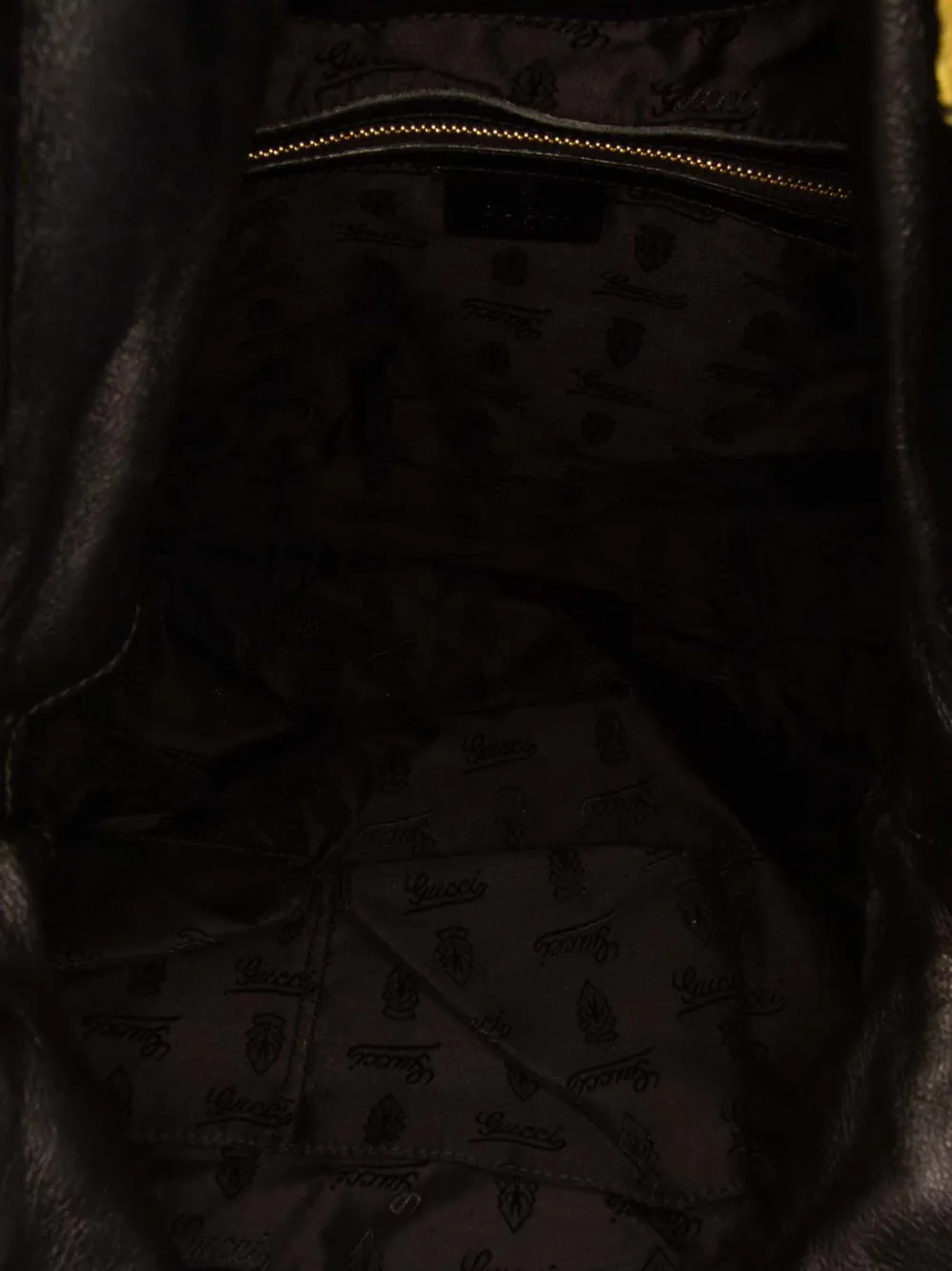 Pre-owned Gucci 2016-2025 Velvet Hysteria Hobo Satchel In Yellow