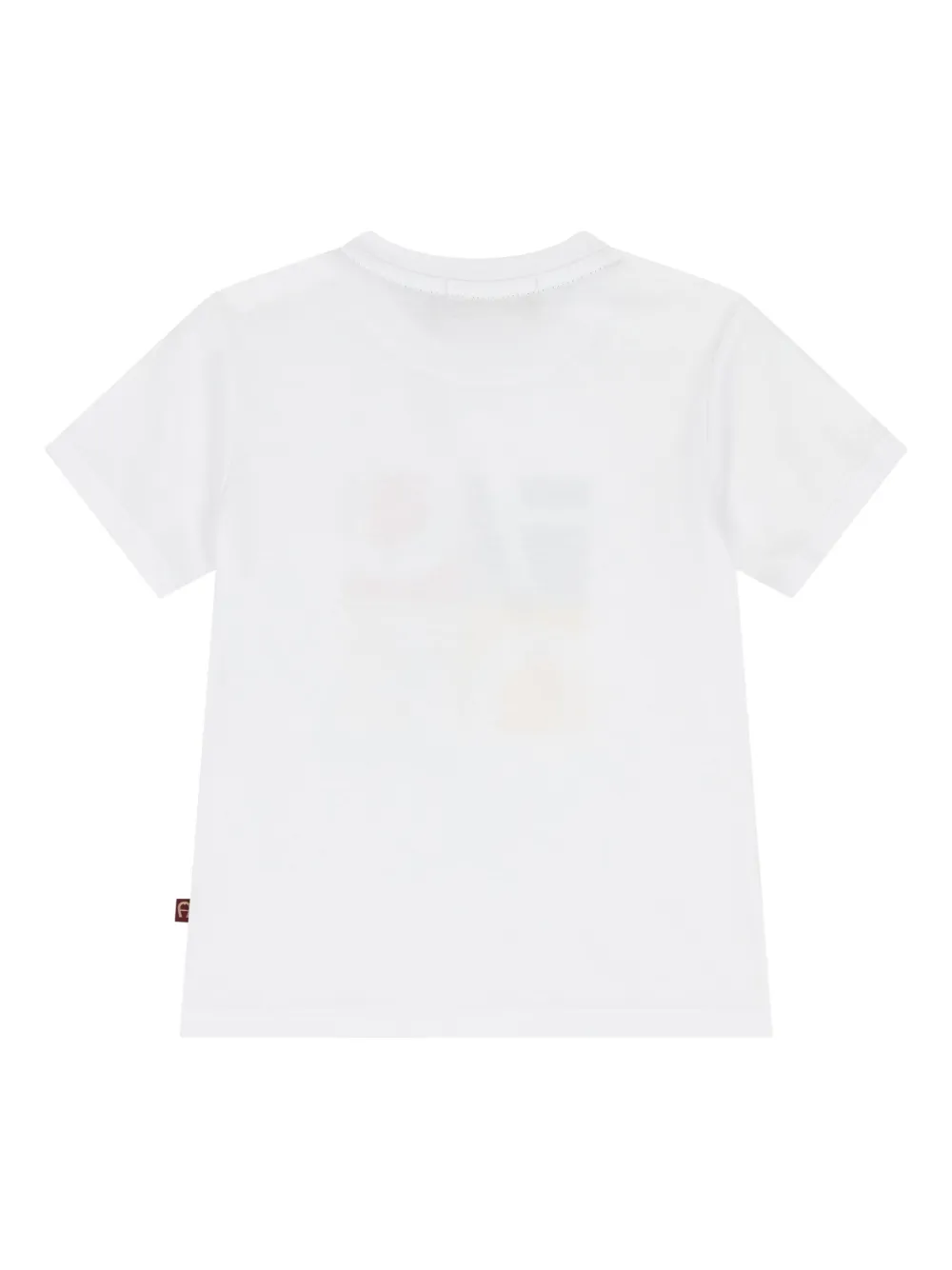Aigner Kids T-shirt met grafische logoprint Wit