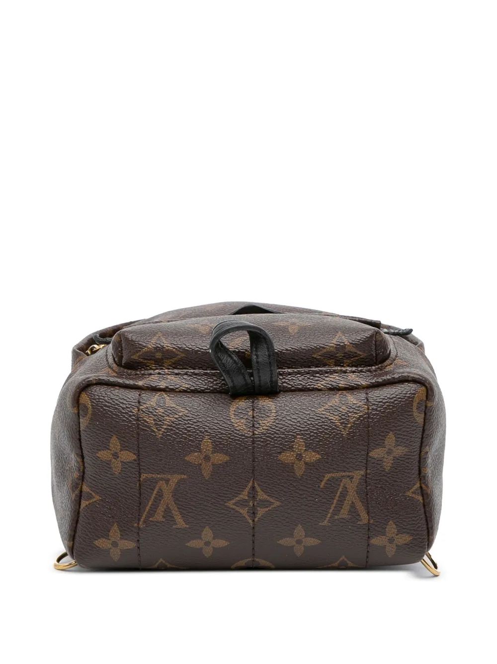 Pre-owned Louis Vuitton 2018 Monogram Mini Palm Springs Backpack In Brown