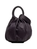 Loewe Pre-Owned 2015 Small Gathered Lambskin Bounce Bag satchel - Purple